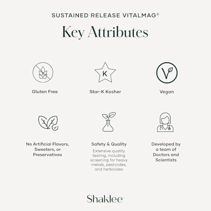 Shaklee -Sustained Release VitalMag - Magnesium Supplement for Nerve, Muscle, and Heart Health - Potassium & Boron Blend - Supports Cardiovascular Health - Easy Digestion - 30 Tablets - Image 5