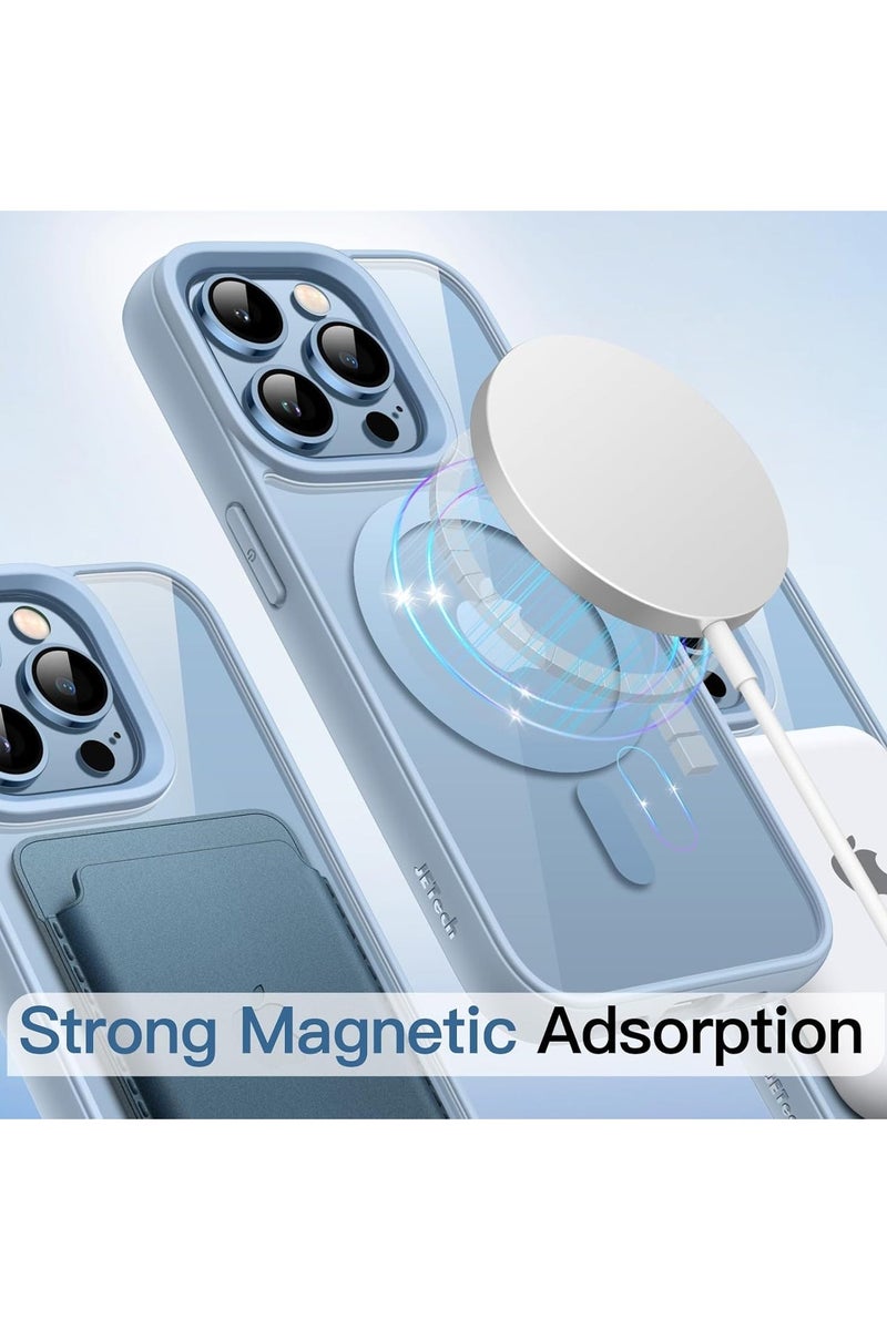 ACLIX Magnetic Case for iPhone 13 Pro Max [Shockproof & Slim] Clear Hard Back Cover with high-Grade Protection | Sky Blue - Image 3