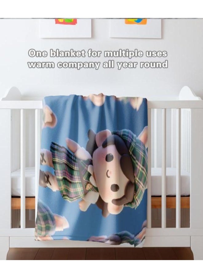 general Flannel thin blanket (warm and comfortable, suitable for sleep, gaming, dust removal and sandproof) 150cm*200cm - 603  - Image 1