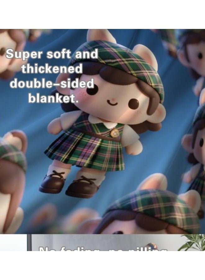 general Flannel thin blanket (warm and comfortable, suitable for sleep, gaming, dust removal and sandproof) 150cm*200cm - 603  - Image 5