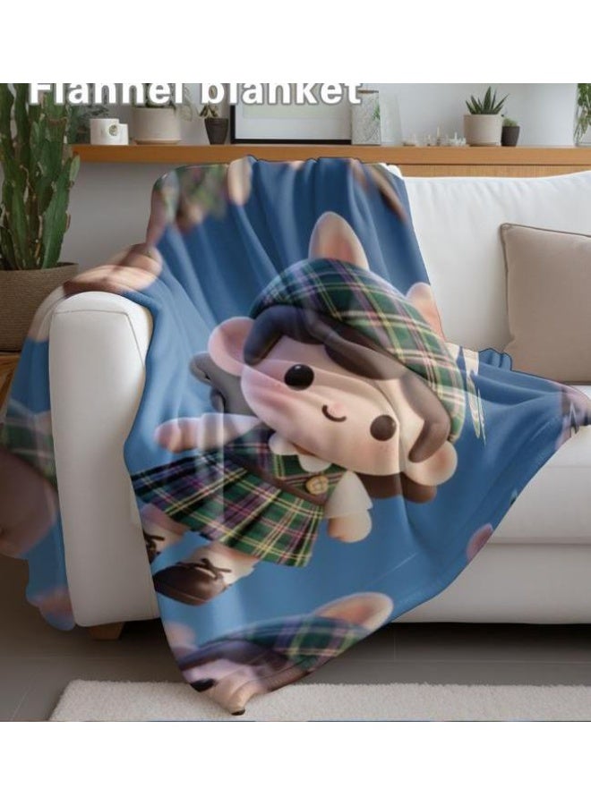 general Flannel thin blanket (warm and comfortable, suitable for sleep, gaming, dust removal and sandproof) 150cm*200cm - 603  - Image 4
