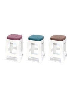 3 Piece Plastic Stool Set