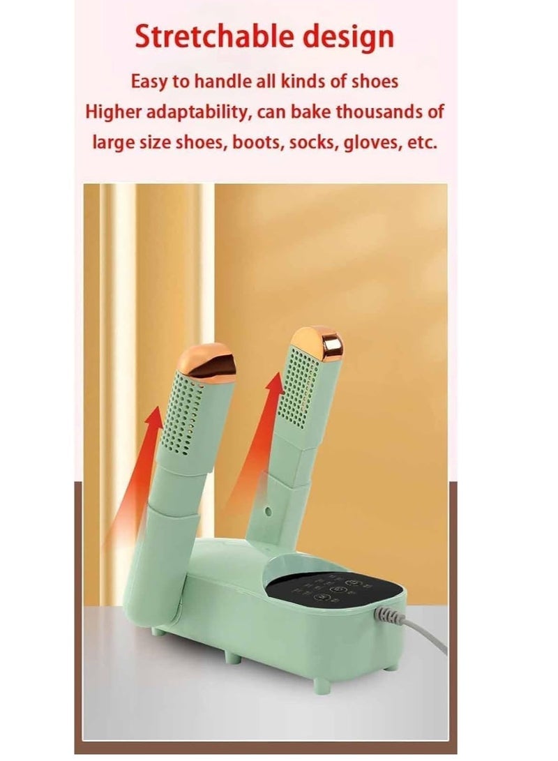 Electric Boots Dryer with Adjustable Drying Rack & 30/60/120/180min Timer â€“ Glove Dryer & Boot Warmer for Sweaty Shoes, Sneakers & Boots â€“ Efficient Shoe Drying System for Wet Footwear