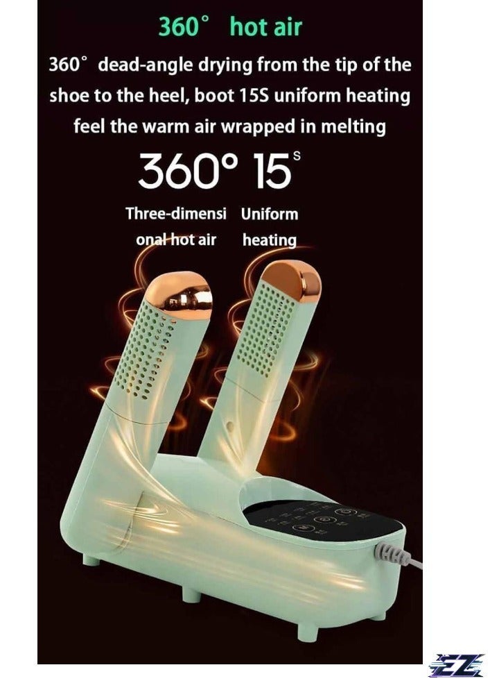 Electric Boots Dryer with Adjustable Drying Rack & 30/60/120/180min Timer â€“ Glove Dryer & Boot Warmer for Sweaty Shoes, Sneakers & Boots â€“ Efficient Shoe Drying System for Wet Footwear