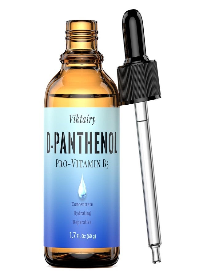 Viktairy D Panthenol Liquid (1.7 fl.oz, 60g), Concentrate Pro-vitamin B5 Raw Active Ingredient for Skin Hydration, Cosmetic Grade Dexpanthenol for DIY Face, Hair, Nails and Skincare Serum, Moisturer - Image 1