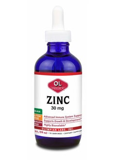 Olympian Labs Zinc, Liquid 30mg, 2 Fl Ounce  - Image 1