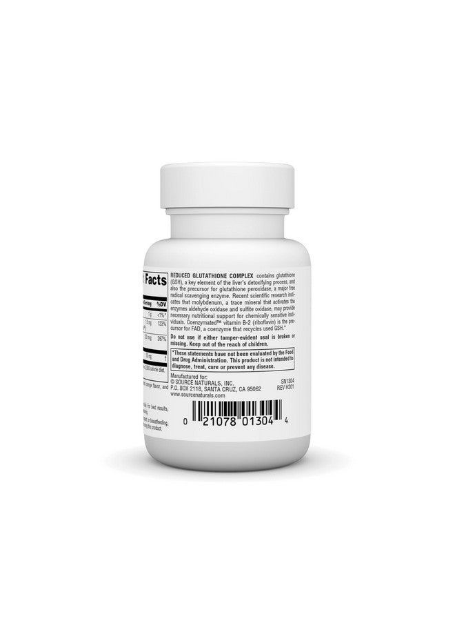 Source Naturals مجمع الجلوتاثيون من سورس ناتشورالز، 50 ملغ، 50 قرص - Image 3