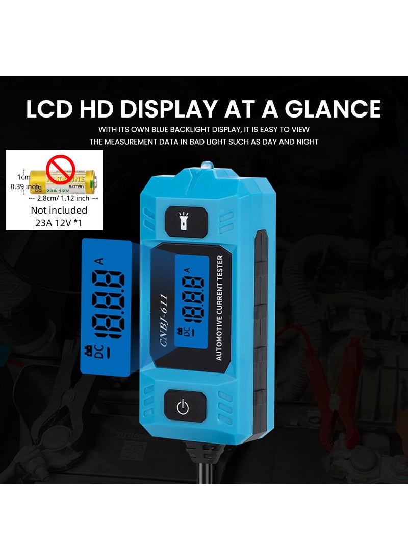 Serplex Serplex Car Circuit Tester Fuse Tester Circuit Measure Automotive Tester Max 48V 20A Car Short Circuit Breake Finder Car Circuit Fuse Tester Blade Fuse Checker with LED Light Battery Not Included  - Image 5
