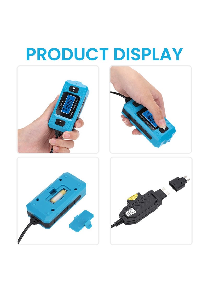 Serplex Serplex Car Circuit Tester Fuse Tester Circuit Measure Automotive Tester Max 48V 20A Car Short Circuit Breake Finder Car Circuit Fuse Tester Blade Fuse Checker with LED Light Battery Not Included  - Image 4