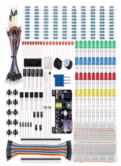 Electronic Components Kit 830 Connect Points Breadboard Cable Resistor Applicable For UNO R3