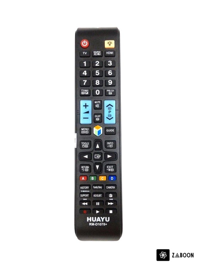 Zaboon Replacement Remote Control For Samsung 3D LCD/LED TVs Black