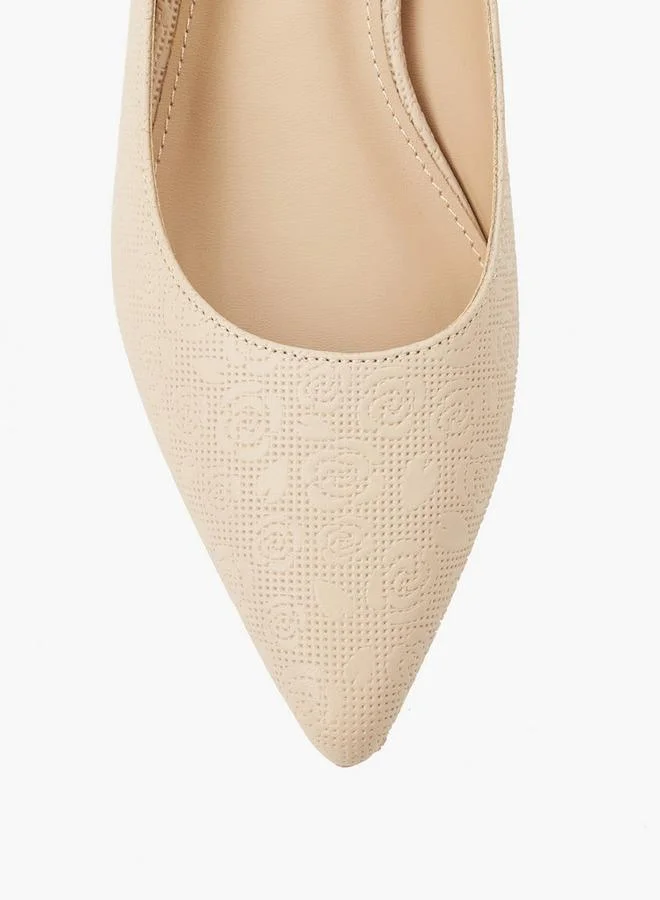 Flora Bella By Shoexpress NUDE Flora Bella Women Block Heel Pumps for Women | Best Price UAE