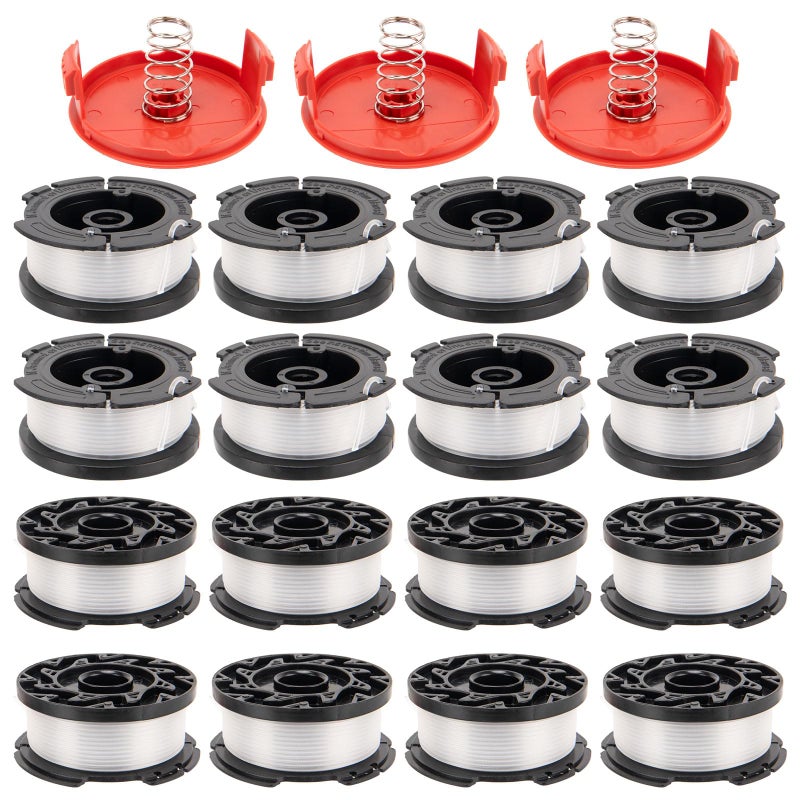 KAKO AF100 Spool for Black Decker Weed Eater String, 0.065" 30ft Autofeed Spool for Black Decker AF100 Replacement Spool, Replace GH600 GH900 Spool for Black Decker Weed Eater Spool(16+3+3) - Image 1