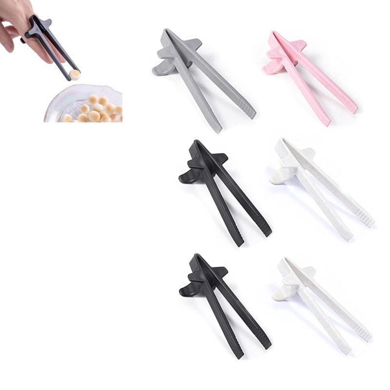 Finger Chopsticks 6 Pcs Eco-Friendly Plastic Reusable - No Dirty Hands Gamer Chopsticks for Gaming Snacking, Home Entertainment And Gatherings - Image 1