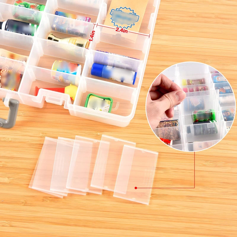 FULLCASE Collector Case Compatible with Mini Brands 5 Surprise Series 1 2 3 4 Mystery Capsule Real Miniature Collectible Toy Shopkins Littles Mart Toys Storage Organizer Container(Box Only) - Image 3