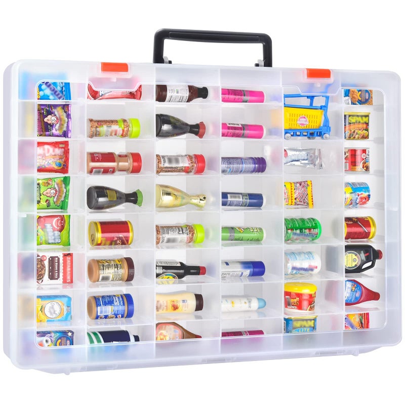 FULLCASE Collector Case Compatible with Mini Brands 5 Surprise Series 1 2 3 4 Mystery Capsule Real Miniature Collectible Toy Shopkins Littles Mart Toys Storage Organizer Container(Box Only) - Image 1