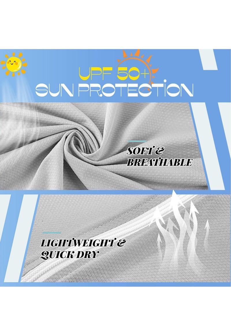 Generic UV Protection Clothing, 2 Pcs Sun Protection Hoodie Jacket, Full Zip Clothing for Women Fit Size S-XL - Image 3