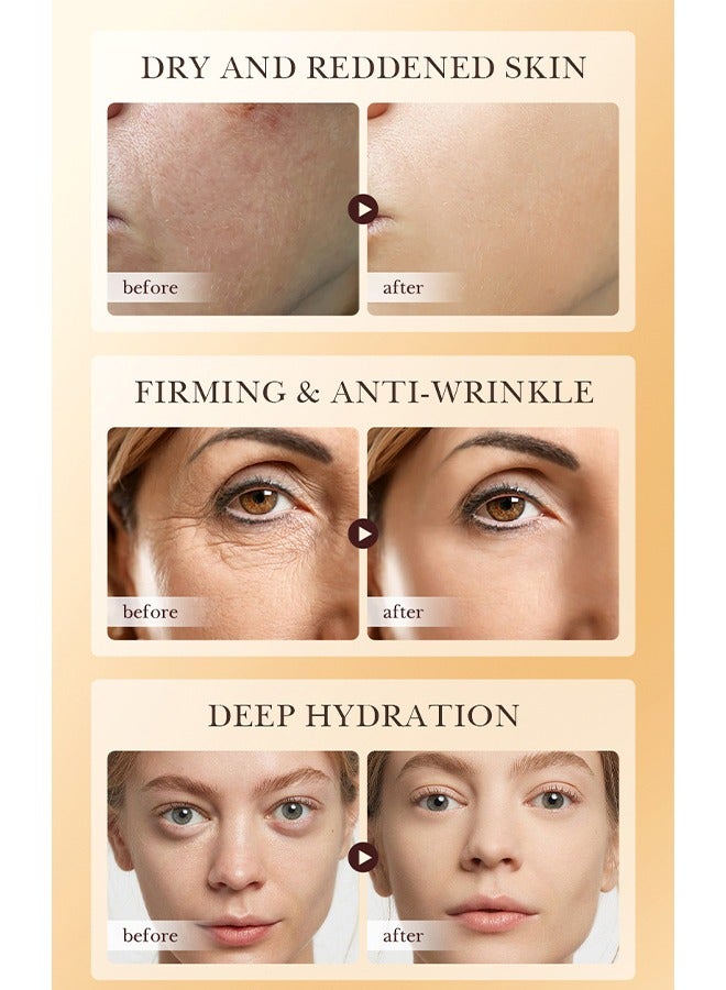 إيلهو قناع الكولاجين كريستال الوجه - تفتيح نغمات مملة لترك الوجه أبيض ومتساوي ، شد الجلد قناع الكولاجين 3 قطع - Image 5