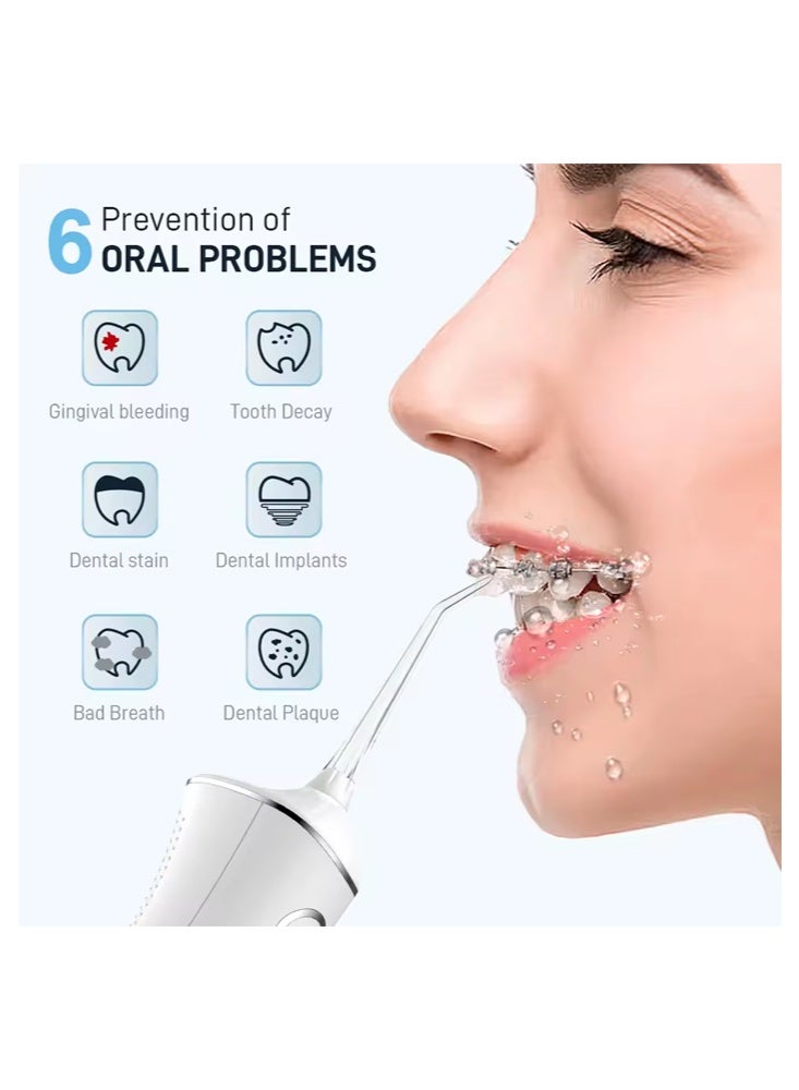 إن كي أكس المنزلية الكهربائية عن طريق الفم الري نبض عالية التردد لتقوم بها بنفسك المحمولة مثقاب الأسنان لتنظيف الأسنان الأنف - Image 2