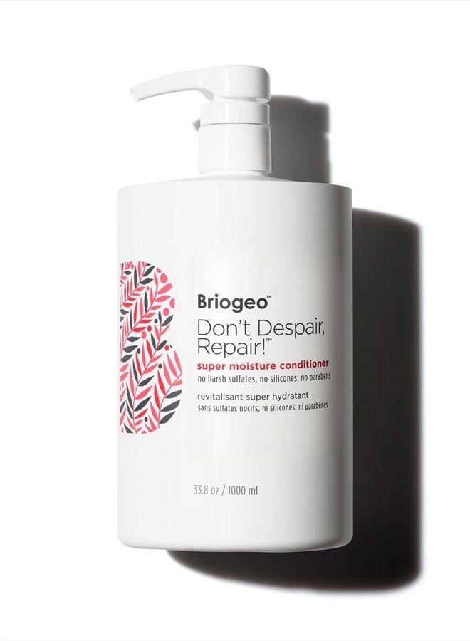 Briogeo Don't Despair, Repair Super Moisture Conditioner for Dry, Damaged or Color Treated Hair | Repairs Straight, Wavy and Curly Hair | Vegan, Phalate & Paraben-Free | 33.8 Ounces - Image 1