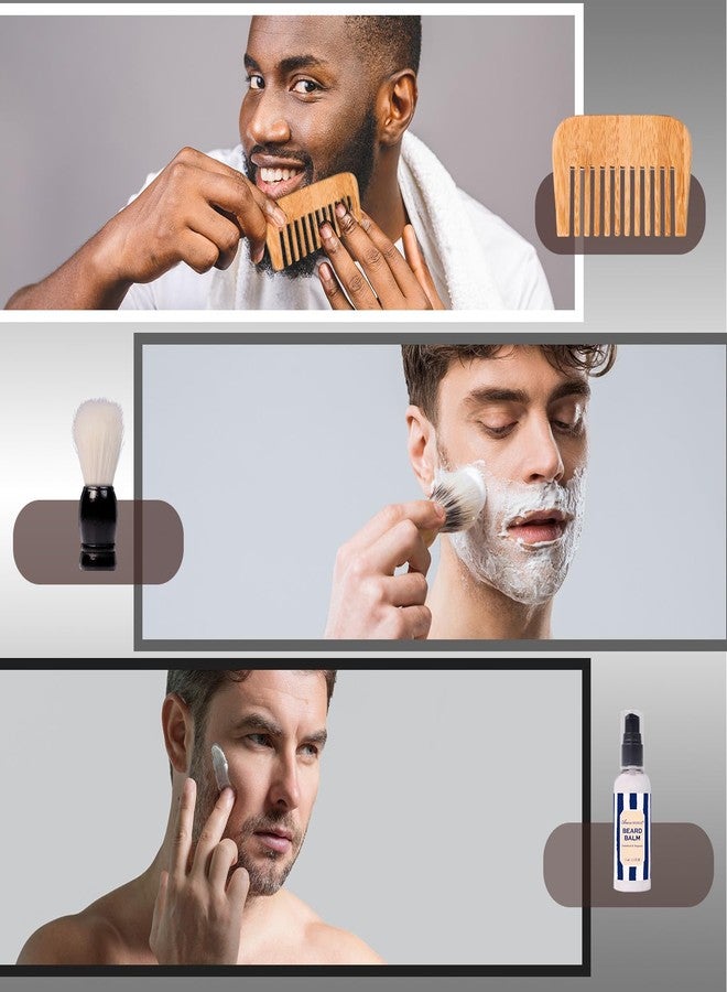 ArioseMonde هدايا الآباء للرجال مجموعة هدايا الحمام والعناية بالجسم للرجال مع 10 قطع من مجموعة هدايا السبا من خشب الأرز والبرغموت، مجموعة هدايا الحمام تشمل بلسم اللحية، حمام فقاعات. سلة هدايا سبا مثالية للاسترخاء للرجال - Image 5