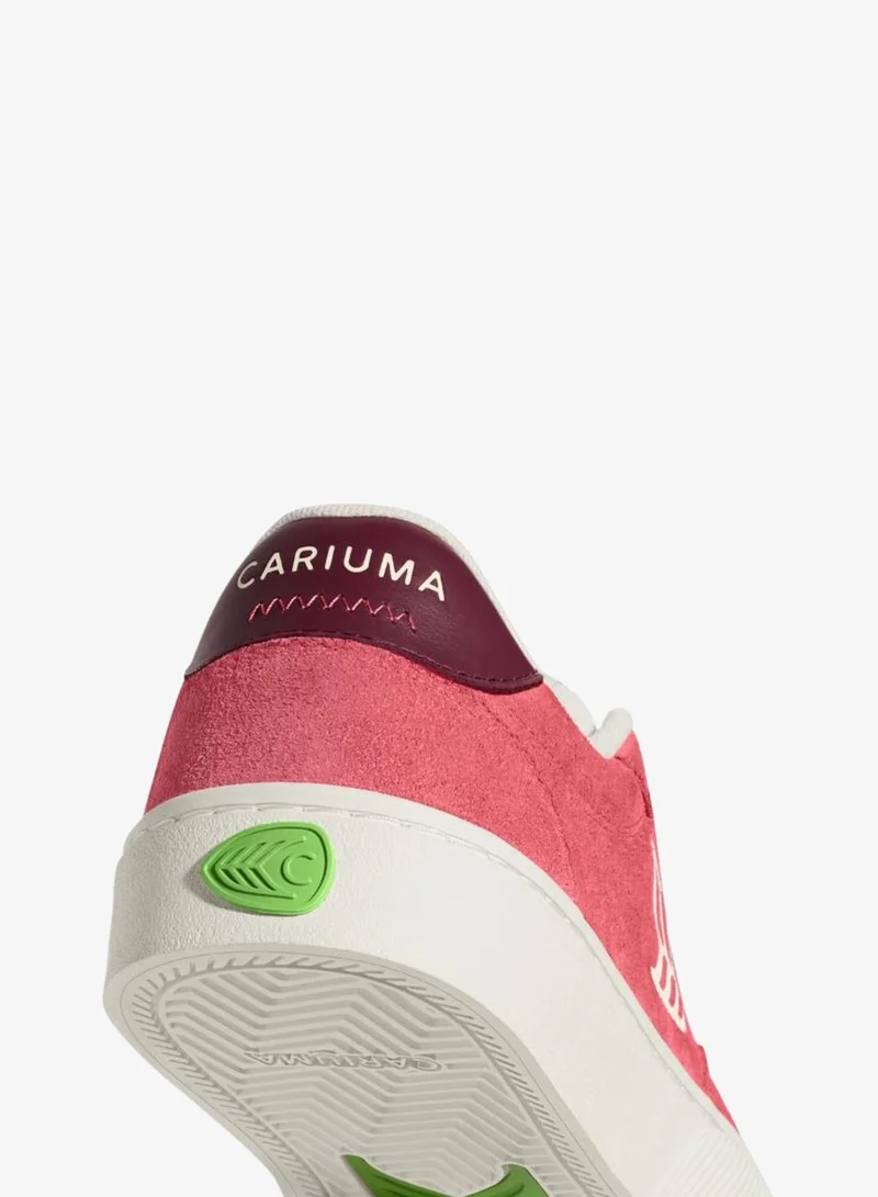 Cariuma  NAIOCA Watermelon Suede Ivory Logo Ruby Wine Sneaker  | Best Price UAE