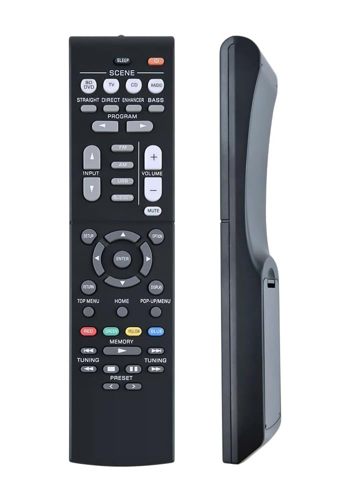 LOMCA Replacement Remote Control RAV561 for Yamaha HTR-3072 RX-V385 YHT-4950UBL YHT-4950U AV Receiver - Image 1