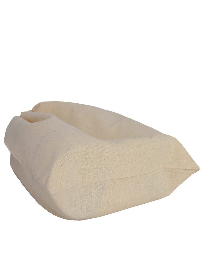 TBF 12 Pack Cotton Canvas Drawstring Shoe Storage Travel Bags in Bulk, Wholesale Blank Cotton Draw String Sack Packs (Natural) - Image 4