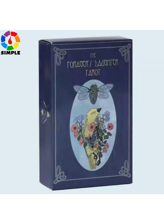 NIBEMINENT 10.3 * 6 cm "The Daughter of the Hunter" Tarot Card Set - 78 Cards. These unique illustrated cards are inspired by patterns and stories from nature. - Image 1