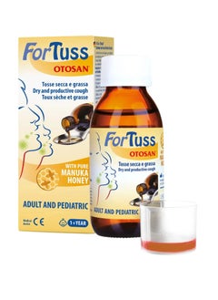 Otosan Otosan Fortuss Cough Syrup Medicine For Dry & Productive Cough 180ml 