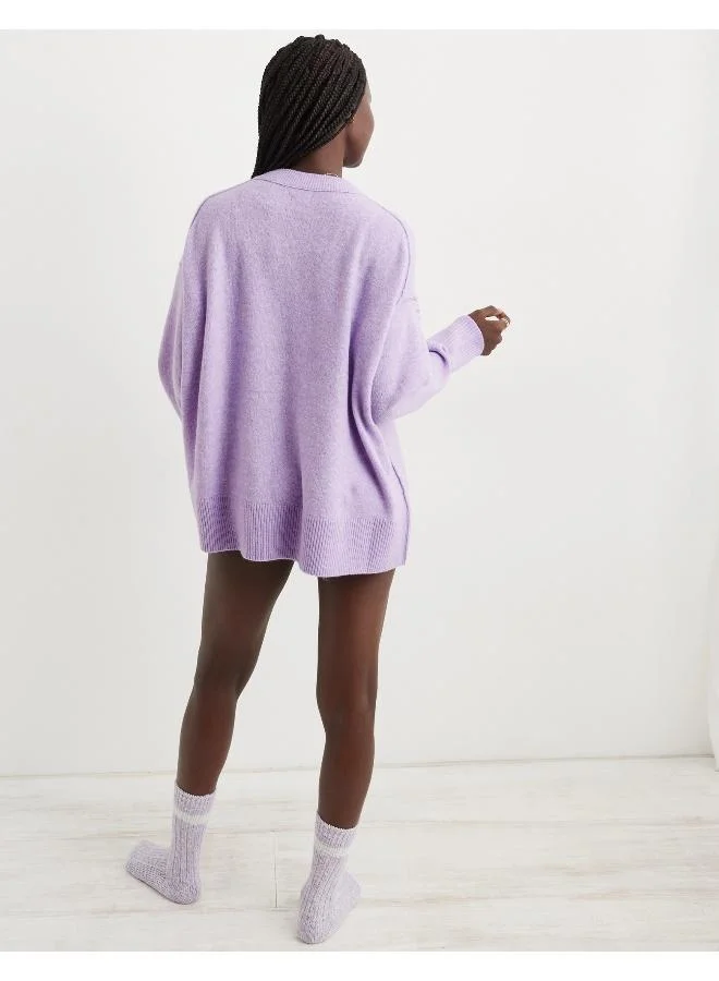 Aerie V-Neck Knitted Sweater