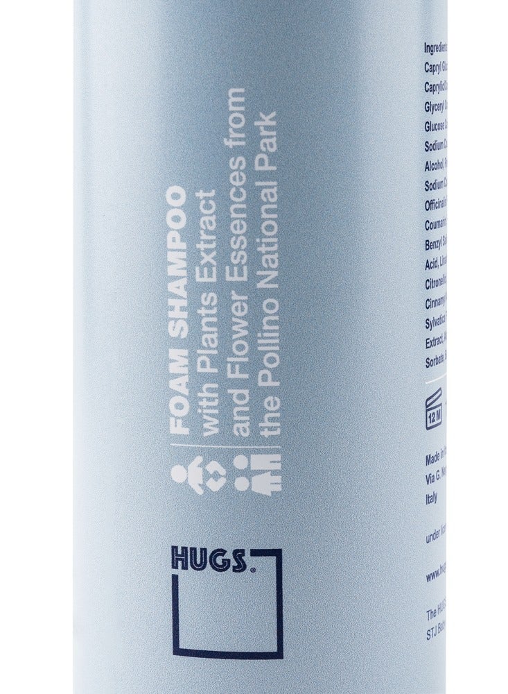 HUGS DISTRICT HUGS DISTRICT Foam Shampoo for Baby prevents cradle cap - 94% Natural Ingredients With Plant Extract and Flower Essences, Mediterranean Grooming Solutions For Mothers & Kids - 150ml/ 5.07 fl.oz  - Image 4