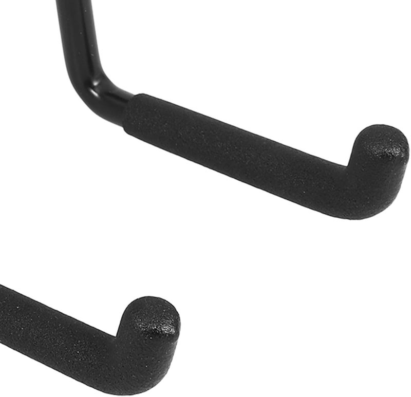 Heavy Duty Garage Wall Hooks 4-inch Steel Utility Bike Hangers for Garage Organization, Tool and Ladder Storage, Black Large Load-Bearing Wall Mount Hooks for Heavy Items - Image 3
