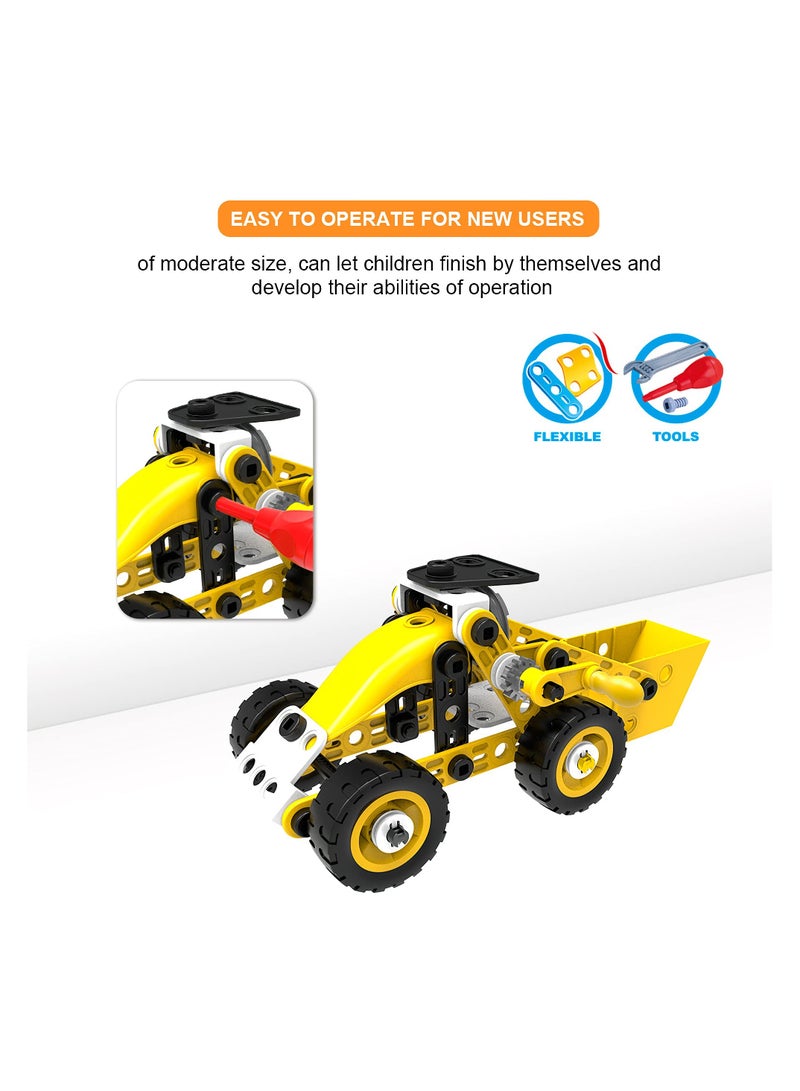 Loquat Construction Toys For Children Aged 5 6 7 8 9+ Years, 100 Pieces DIY STEM Building Blocks Educational Toy Set, Creative Educational Building Toys For Boys  Girls, Engineering Toys Creative Set Gift - Image 5