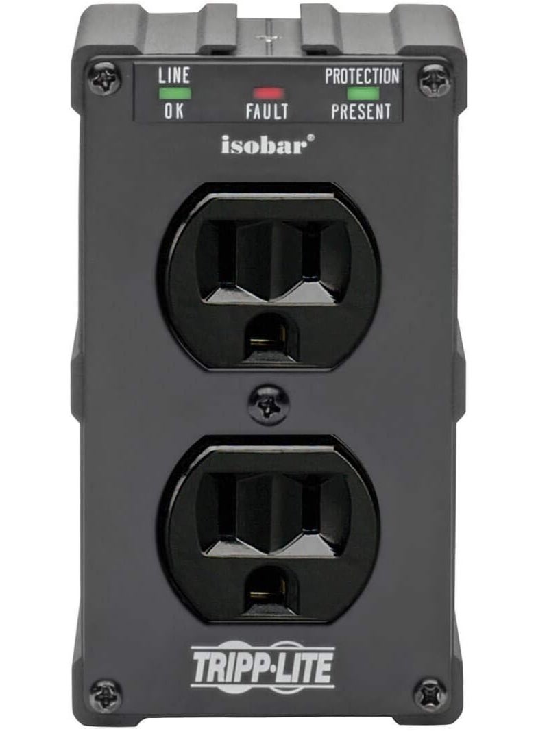 Tripp Lite Isobar Surge Protector Power Strip, Lifetime Limited Warranty Black - Image 3