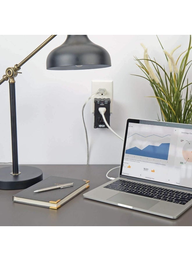 Tripp Lite Isobar Surge Protector Power Strip, Lifetime Limited Warranty Black - Image 5