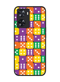 Rugged Black edge case for OnePlus Nord N20 SE Slim fit Soft Case Flexible Rubber Edges Anti Drop TPU Gel Thin Cover - Dice Roll