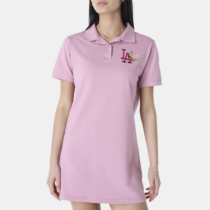 New Era Pink Women's MLB Los Angeles Dodgers Tennis Dress for Women | Best Price UAE