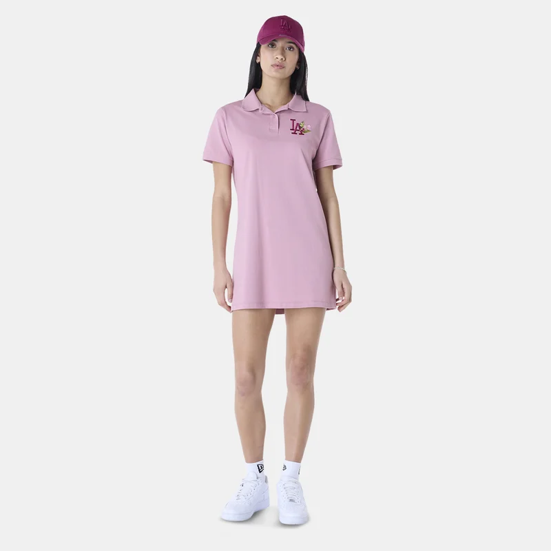 New Era Pink Women's MLB Los Angeles Dodgers Tennis Dress for Women | Best Price UAE
