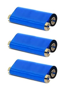Generic Thermal Transfer Wax Ribbon for Barcode Printers 110mm x 74m x 1/2" Core PACK OF 3  - Image 2