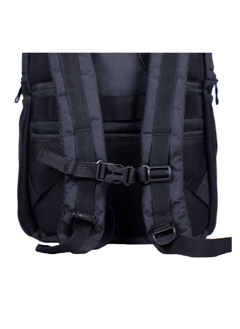 NASA Backpack With USB Connector / Reflective Bands / Combination Lock / Travel-Friendly with Trolley Sleeve - Black  - Image 3