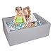 CALEPTONG Foam Ball Pit 42x 30x 138 Ball Pits for Toddlers Soft Rectangle Kiddie Baby Playpen Ball Pool for Kids Ideal Gift for Babies Indoor and Outdoor Game Balls not Included - Image 2