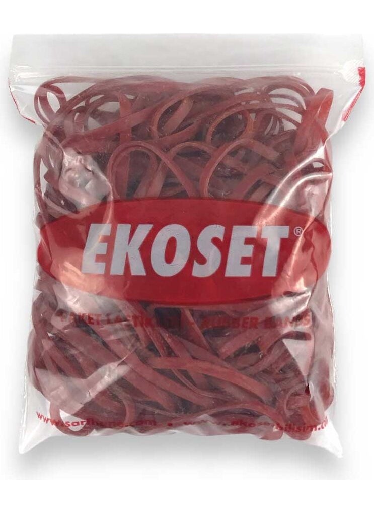 Ekoset Plaid Red Case Rubber 50 Pieces 180 x 4 mm  - Image 1