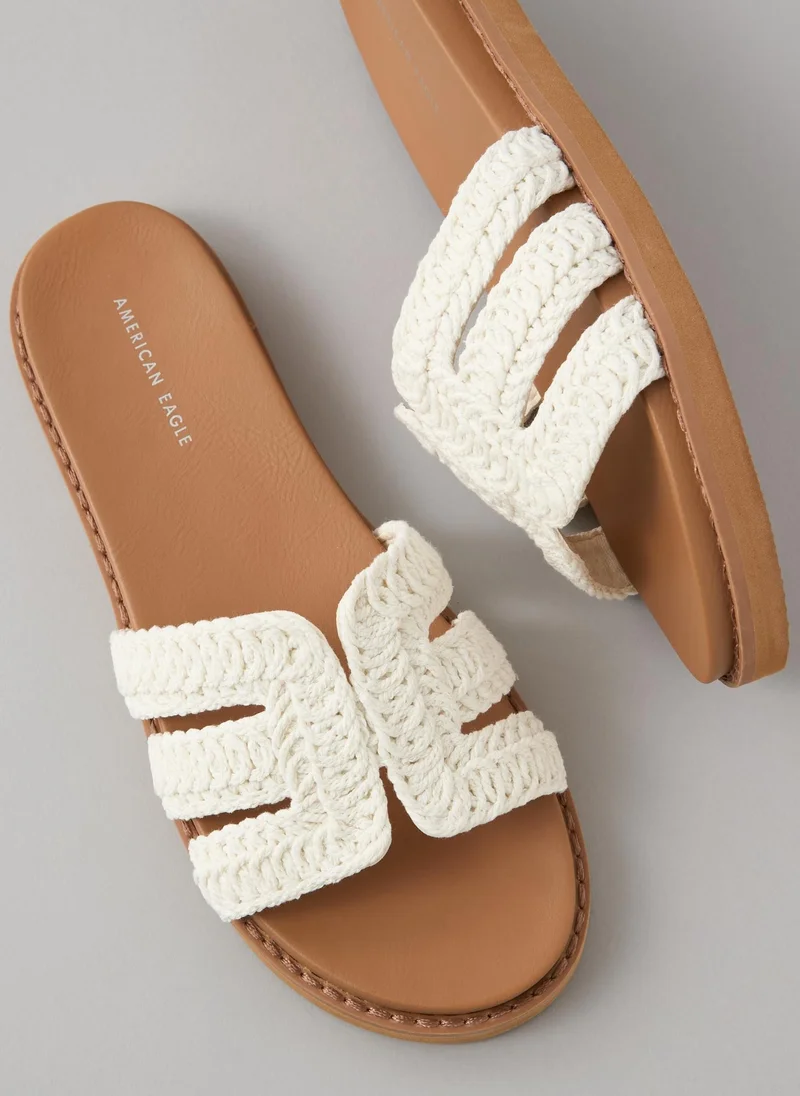 امريكان ايجل Crochet Slide Sandal