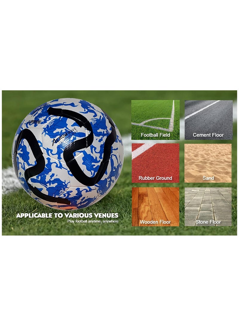 سبال كرة القدم كرة القدم لمباريات كأس العالم أفضل كرة مقاومة للماء للاستخدام في الأماكن المغلقة/الخارجية للتدريب الاحترافي ومطابقة الرجال والنساء للشباب والكبار - Image 4