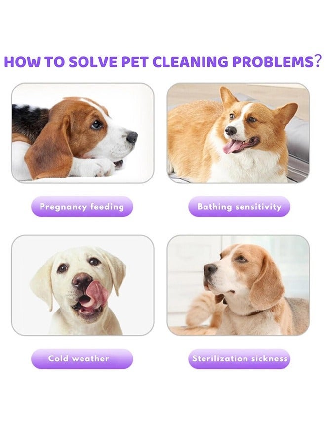 Bukela Pet Cleaning Wipes Gloves,Pet Deodorizing Wipes for Dogs Cats,Unscented Bathing Wipes for Dog/Cat,10 Pack Pet Grooming Gloves Wipes for Daily and Travel Use - Image 5