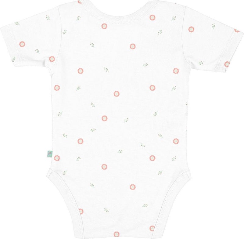 Casadora Baby Loulou Organic Cotton Baby Short Sleeve Bodysuit - Image 2
