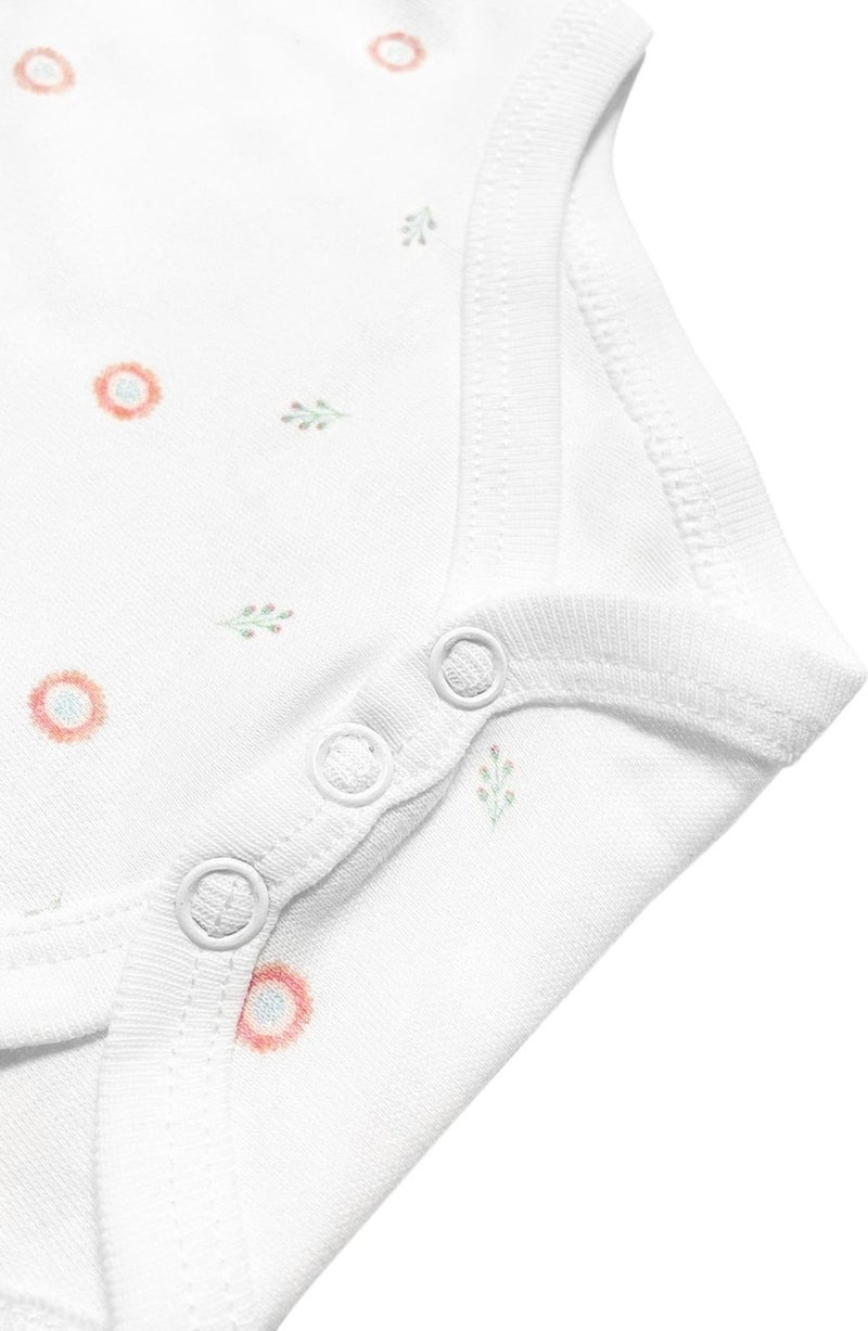 Casadora Baby Loulou Organic Cotton Baby Short Sleeve Bodysuit - Image 4