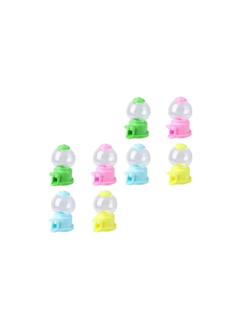 GGOOT 8pcs Gumball Machine, 3. 7 inch Mini Candy Dispenser Bubble Gumball Machine Bank for Kids Party Favors - Image 1