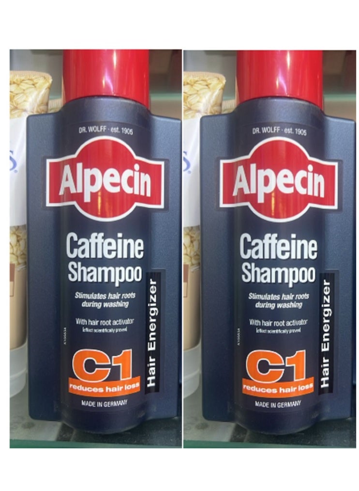 C1 Caffeine Shampoo 250ml Pack of 2